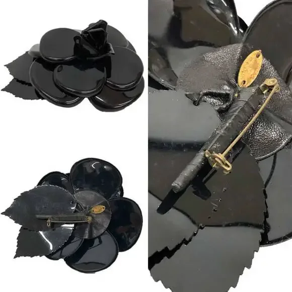 Chanel Camellia Corsage Brooch Plastic #209988C51B - Picture 2 of 3